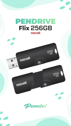 PENDRIVE MAXELL FLIX 256 GB 3.0