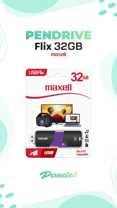 PENDRIVE MAXELL FLIX 32GB en internet