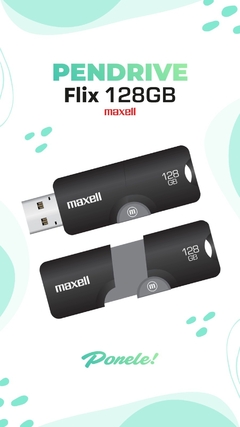 PENDRIVE MAXELL FLIX 128 GB 3.0