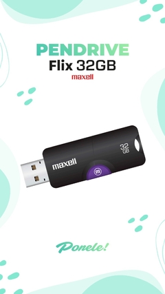 PENDRIVE MAXELL FLIX 32GB