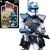 BONECO FIGURA ARC TROOPER JESSE ARTICULADO HASBRO STAR WARS THE CLONE WARS TAMANHO DE 9,5 CM