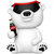 FUNKO POP AD ICONS 90s COCA-COLA POLAR BEAR 158 URSO POLAR COCA COLA