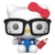 FUNKO POP HELO KITTY 65 HELLO KITTY NERD (DE OCULOS)