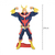 BONECO FIGURA ALL MIGHT GRANDISTA BANPRESTO MY HERO ACADEMIA BANDAI