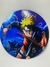 RELOGIO DE PAREDE REDONDO NARUTO UZUMAKI 20 CM DE CIRCUNFERENCIA