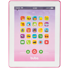 Tablet Infantil Musical Rosa Buba