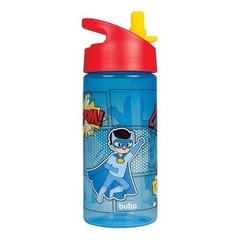 Garrafa Super Hérois Azul 380 ml Buba