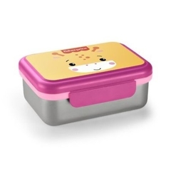 Bento Box Aço Inox Hot & Cold Fisher Price Rosa 800ml