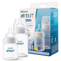 Kit 2 Mamadeiras Classic Anticólica Avent 125/260ml