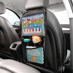 Organizador para Carro com Case para Tablet Preto Buba