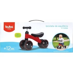 Bicicleta de Equilíbrio 4 Rodas Buba 12m+ - Baby Bel Kids