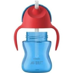 Copo c/canudo Dinossauro Azul e Vermelho Avent 200ml - comprar online