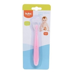 Colher silicone Rosa Buba