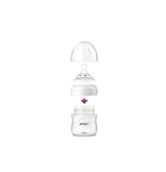 Mamadeira Avent Pétala Transparente 125 ml - comprar online