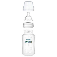 Mamadeira Avent Modelo Clássica Transparente 330ml na internet