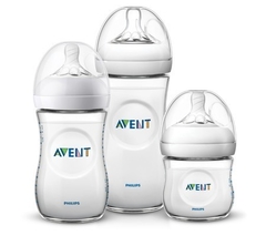 Kit Mamadeira Pétala Transparente 125 ml - 260 ml - 330 ml Philips Avent