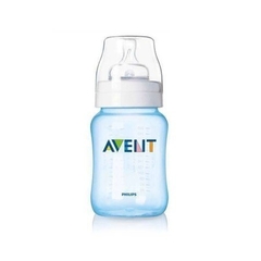 Mamadeira Clássica Anti Cólica Azul 260 ml Avent