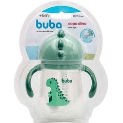 Copo Dino com alça 240ml Verde Buba - comprar online