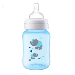 Mamadeira Classic Anti-Cólica Elefante Azul / Avelinha Rosa 260ml Avent 1 UND - comprar online