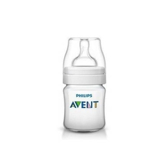 Mamadeira Classic Anti-Cólica Transparente 125ml Avent