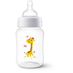 Mamadeira Clássica Anti Cólica Girafa 260 ml Avent