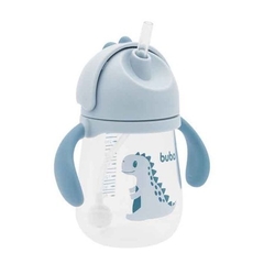 Copo Dino com alça Azul Buba 240ml