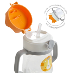 Copo com Alça Removível Coroa Leãozinho 240ml Buba - Baby Bel Kids