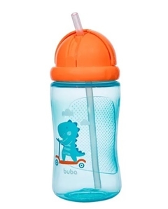 Garrafinha Dino Patinete 400ml Azul Buba - comprar online