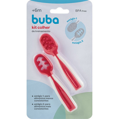 Kit Colher de treinamento Rosa Buba