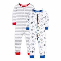 Pijama infantil 2 unidades sem pé Tam 12 meses Little Star