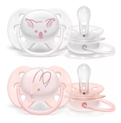 Chupeta Ultra Soft Dupla Coala 0-6m Avent