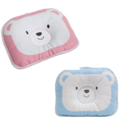 Travesseiro para Bebê Urso Azul / Rosa Buba