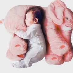 Almofada Elefante Rosa Gigante Buba - 60cm - Baby Bel Kids