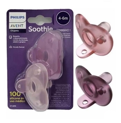 Kit Chupeta Avent Soothie 4-6m c/2 und - comprar online