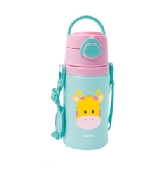 Garrafinha de Alumínio Animal Fun Girafinha Buba 400 ml