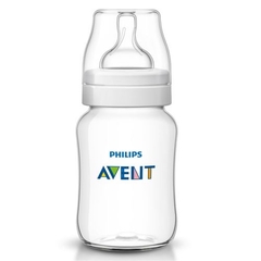 Mamadeira Avent Clássica Transparente 260 ml