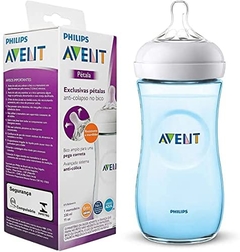 Mamadeira Avent Pétala Azul 330ml - comprar online