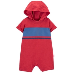 Romper Vermelho com Capuz Tam 9 meses Carter’s