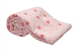 Manta Dupla Face Estrelinha Rosa Buba - comprar online