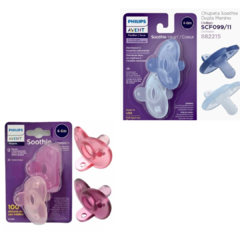 Kit Chupeta Avent Soothie 4-6m c/2 und