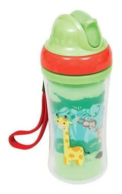 Copo parede dupla com canudo animal fun 250 ml Buba na internet