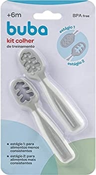 Kit Colher de treinamento Cinza Buba - comprar online