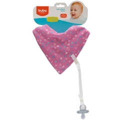 Babador Bandana com Prendedor de Chupeta Buba - comprar online