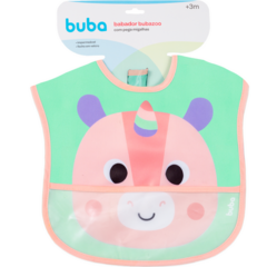 Babador com Bolso Bubazoo Unicórnio Buba