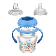 Copo de transição + bico extra Fisher Price Azul 150ml - comprar online