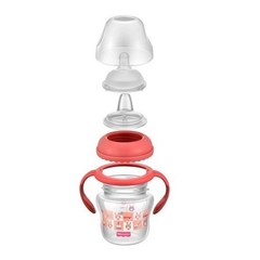 Copo de transição + bico extra Fisher Price Rosa 150ml - comprar online