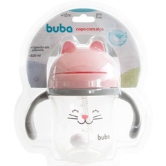 Copo com Alça Removível 220 ml Gatinho Rosa Buba na internet