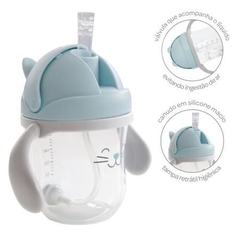 Copo com Alça Removível 220 ml Gatinho Azul Buba - comprar online