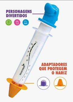 Seringa NoseWash p/ Lavagem Nasal 10ml Tubarão/Cachorro/ Unicórnio Agpmed - loja online