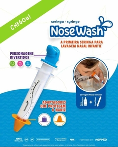 Seringa NoseWash p/ Lavagem Nasal 10ml Tubarão/Cachorro/ Unicórnio Agpmed - comprar online